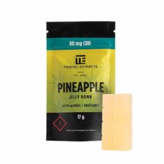 Twisted Extracts CBD Jelly Bombs Pineapple