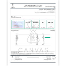 Wizards Joy Chocolate Kush vape tip lab test