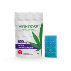 High Dose - Super Strength Sour Fruit Gummies (800MG THC)