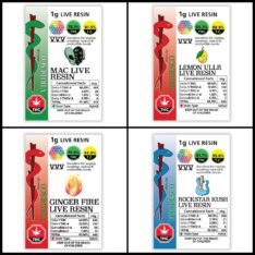 Viridesco Live Resin 3.0 Mix and Match 5 Pack (1g x 5)