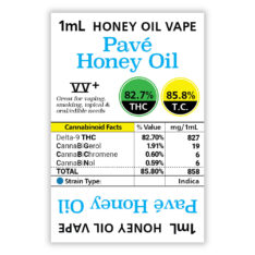 VIRIDESCO Pave Honey Oil THC Ceramic Vape Cartridge *Viridesco Sale*